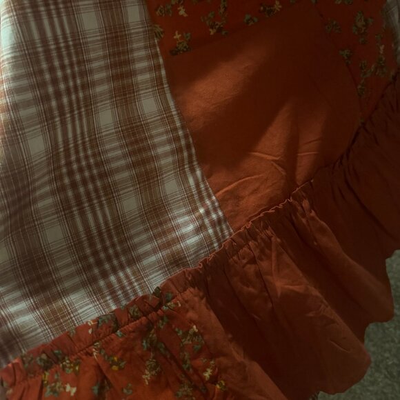 easel patchwork mini dress ~ L ~ NWT - Picture 4 of 4